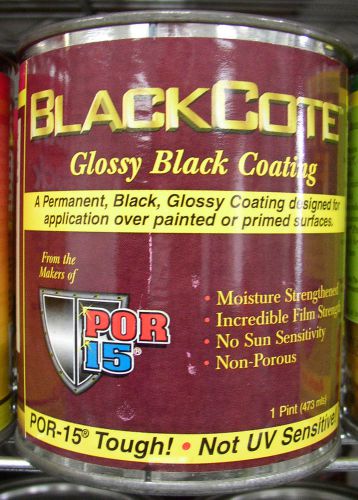 POR-15 Sale! WOW! Blackcote Pint POR-15 Topcoat Paint