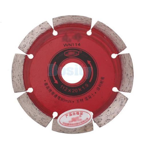 4.4&#034; inch Diamond Segmented Circular Saw Blade 14300 RPM Wet Cut Marble Concrete