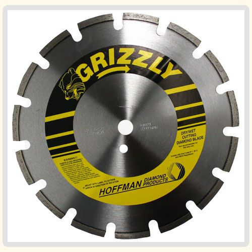 12&#034; Asphalt Diamond Blades by Grizzly,Dry Cut Asphalt,Segmented,20MM for Stihls