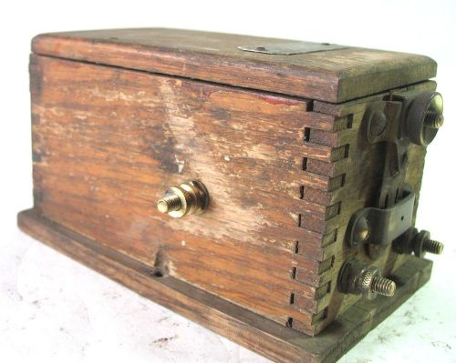 Buzz Coil Jefferson Oak Box works good Gas Engine