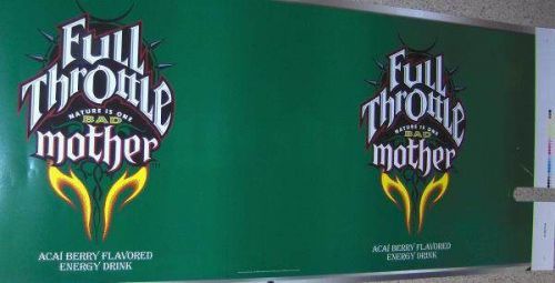 FULL THROTTLE MOTHER LOGO ICE BARREL COOLER WRAP~ACAI