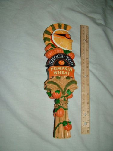 SHOCK TOP PUMPKIN WHEAT BEER TAP HANDLE NEW IN BOX