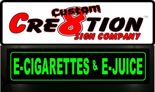 LED Light Up Sign - Vapor E-CIGARETTES &amp; E-JUICE - Neon/Banner alt 36&#034;x12&#034;