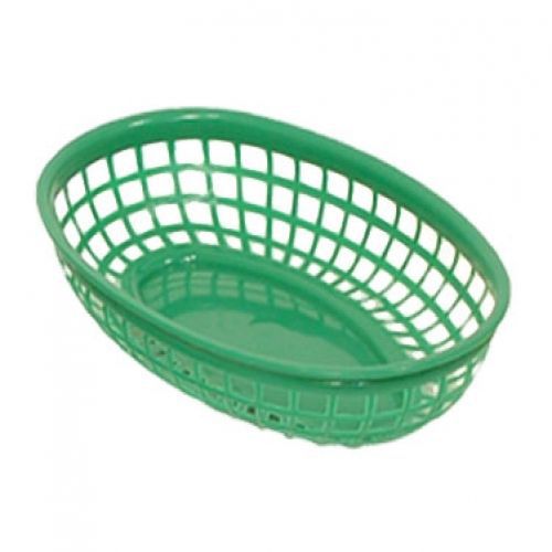 BB96G Green Oval Fast Food Basket