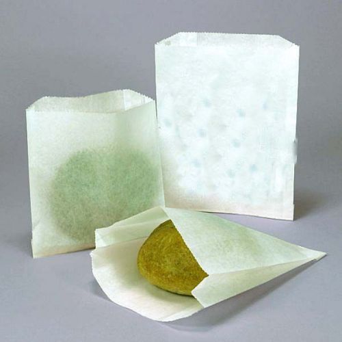 100 Qty. 4&#034; x 2.5&#034; x 8.5&#034; Gusset Translucent Glassine Bags