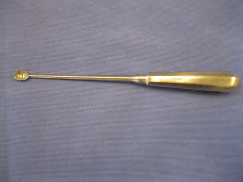 Aesculap er103r endometrial curette size 3, 10 mm, tip 240 mm, 9 1/2&#034; for sale