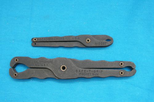 2 IDEAL-SYCAMORE SAFE-T GRIP FUSE PULLERS - MIDGET/ POCKET SIZE