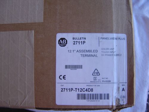 FS  Allen Bradley Panelview Plus   2711P-T12C4D8       SEALED