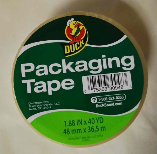 3 ROLLS CLEAR Duck Duct Packaging Packing Carton Shipping Tape 1.88&#034; x 40 yards