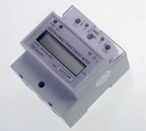 Dds238-4 220v 60hz 30(100)a single-phase din rail led display type meter for sale