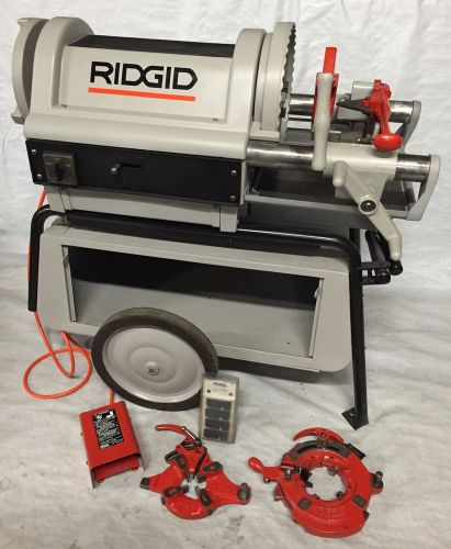 *ridgid* 1224 ,pipe,bolt, threader, 1/2&#034;-4&#034; dies,2 die heads, 711 and 714, 26092 for sale