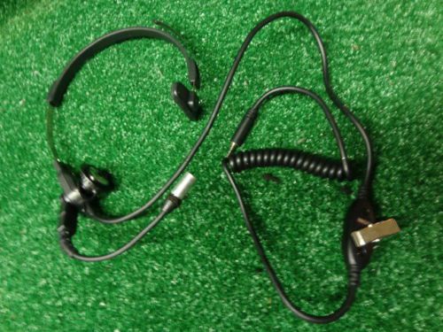 Motorola MTS2000 HT1000 MT2000 lightweight headset w/ boom mic and PTT NMN6245A