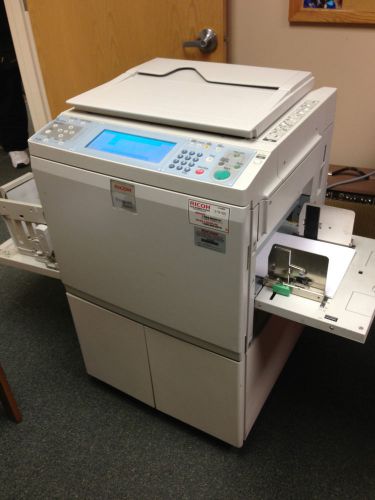 RICOH HQ9000 High Speed Digital Duplicator w/ Color Drums, Ink, &amp; More NJ 08054