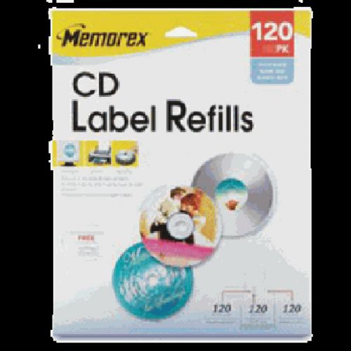 Memorex label refills plus bonus jewl case for sale