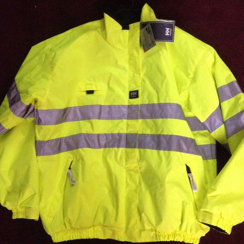 NWT XL HH Workwear Motala Reversible Jacket #73256 Helly Hanson High Viz