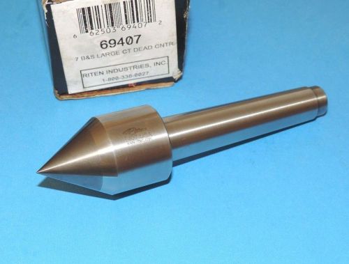 Riten B&amp;S #7 Carbide-Tipped Solid Dead Center (69407)