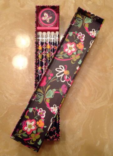 Vera Bradley Pencil Box In The Pattern Ribbons