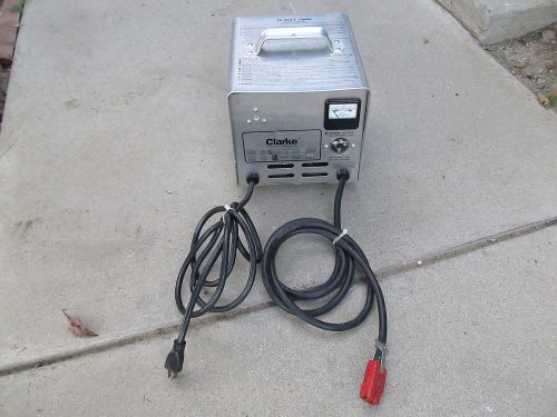 CLARKE 24 VOLT 25 AMP 40512A GOLF CART SCRUBBER CHARGER FREE SHIP