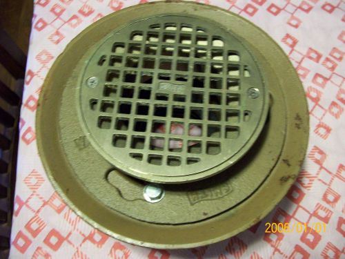 Jr  smith 3&#034;  floor drain complete ,9&#034; dia.---flange 6&#034; --check item discription for sale