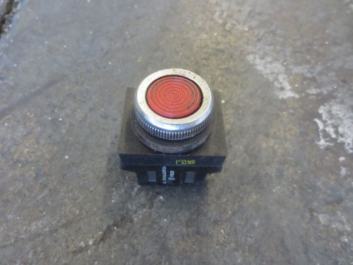 HITACHI SEIKI HiTURN 2520 CNC FUJI RED BUTTON SWITCH 5XL 5X-L AC 250V 6A 600V