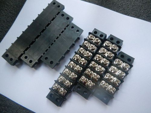 3pcs 2x4*2x6*2x8* 600v 30a dual 4-6-8-position terminal blocks barrier new for sale