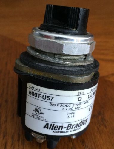 ALLEN BRADLEY 800T-U57 POTENTIOMETER 1.0 MEG-OHM