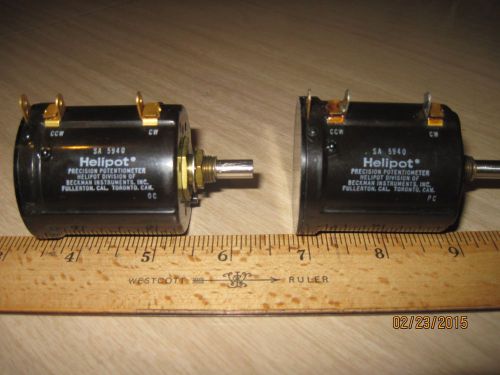 Potentiometer, Helipot, 2 Pcs.