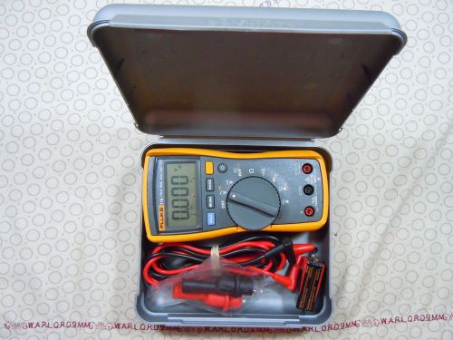 FLUKE 115 TRUE RMS MULTIMETER WITH LEADS + FREE STORAGE CASE - 57072.