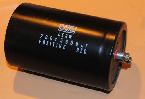 Nippon Chemi-Con Electrolytic Capacitor, CEGW 5600uF 200V