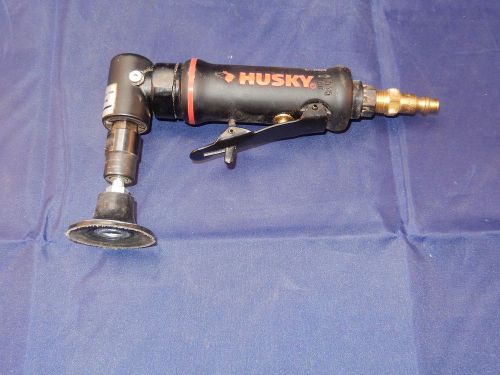 HUSKY PNEUMATIC AIR ANGLE DIE GRINDER #HSTC47 1/4&#034; CAPACITY 20,000 RPM 90 PSI