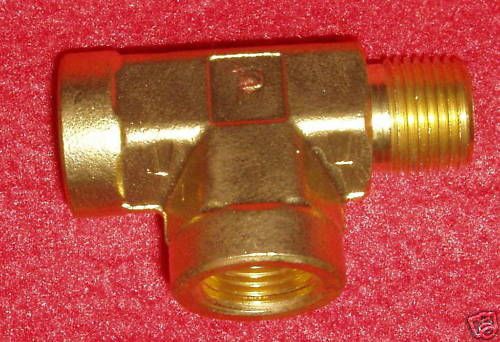 Parker Brass 3/8&#034; Street Tee, (Swagelok ref # B-6-ST)