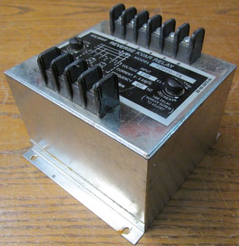 Wilmar 720td-7x reverse kvar relay 120v 0-5 amps 60 hertz for sale