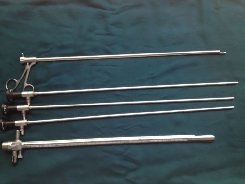 Set of 3 Wolf Lumina SL Endoscopes, Esophagoscope and optical forceps