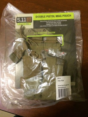 5.11 Tactical Double Pistol Bungee 56155 (328 Sandstone) New