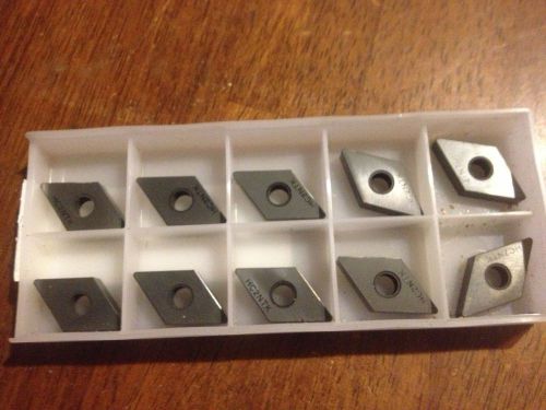 Ceramic inserts,, 10 pack,,  DNGA432T0820 HC2  DNGA150408T02020 HC2