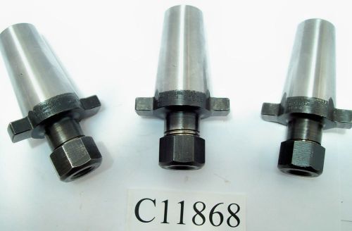 3 PC SET KWIK SWITCH 200 80235 COLLET CHUCKS USE ACURA FLEX COLLETS LOT C11868