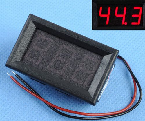 1PCS 2 wire LED Panel DC 5-120V digital Volt meter Voltmeter