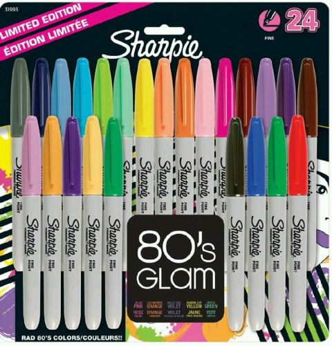 SharpieSharpie Fine-Tip Permanent Marker, 24-Pack Assorted Colors