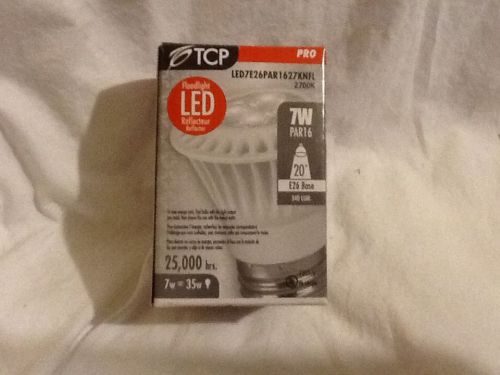 Tcp led par16 27k led7e26par1627knfl 20 degree 7 watt dimmable for sale