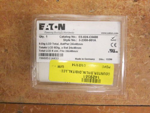 Eaton digital LCD counter display E5-024-C0400