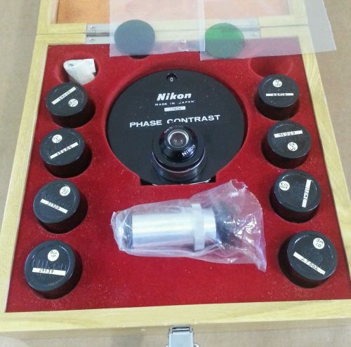 Nikon microscope phase contrast set for s-ke or l-ke for sale