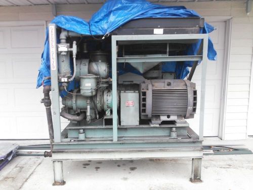 100 horse power gardner denver rotary screw air compressor 3 phase for sale