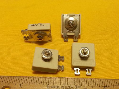 4 - Arco Variable Tuning Capacitor Ceramic Housing #315 3055 - 1400pF