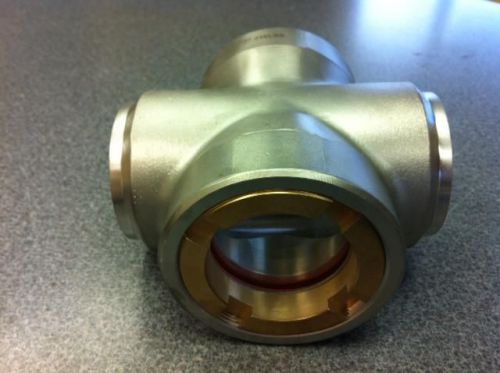 *NEW* 2 1/4&#034; 316LSS Sight Flow Indicator Valve