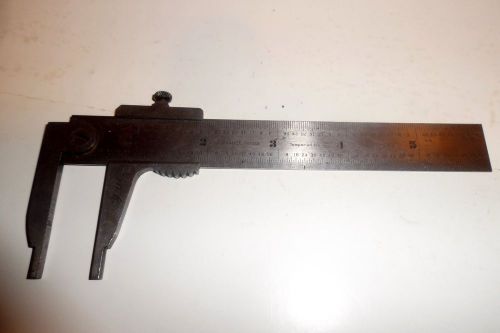 VINTAGE UNION TOOL CO. VERNIER INSIDE CALIPER 6&#034; RULE