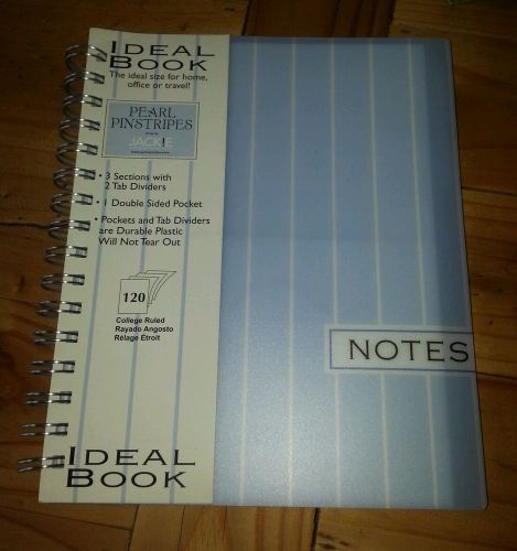 Carolina Pad &amp; Paper 8.7&#034; x 7&#034; pearl pinstripes  Ideal Book