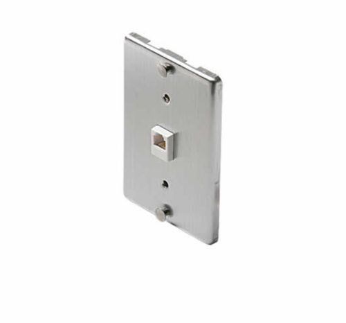 Steren 4C Steel Wall-Phone Jack