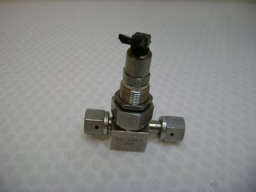 2965  nupro/swagelok ss-4bkt-319 toggle valve for sale