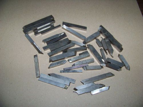 LOT OF 40   TOOL BITS TOOL STEEL MACHINIST LATHE GUNSMITH