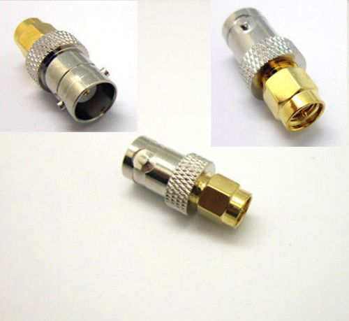 1 PCS RF Adapter BNC female to SMA male plug coax antenna for CCTV Monitor